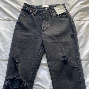 ABERCROMBIE curve love “the dad” high rise jeans